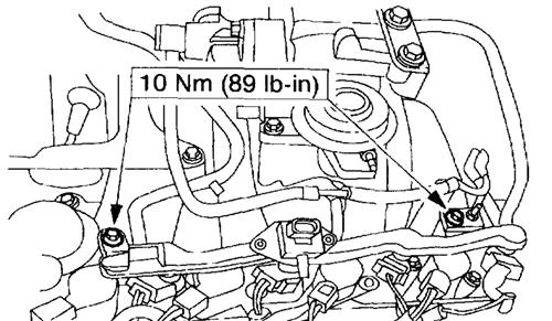 How To Install Mustang Ford Performance 24lb Fuel Injectors - 4.6L SOHC Fuel Rail Bolts
