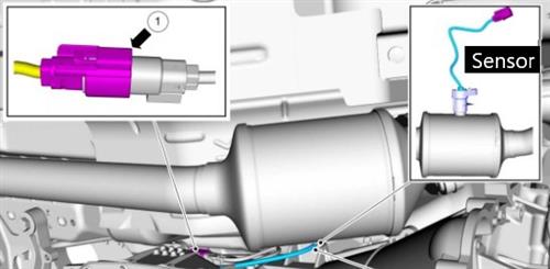 Mustang Oxygen Sensor Replacement & Location Tech Guide - s550_rear_o2_sensor